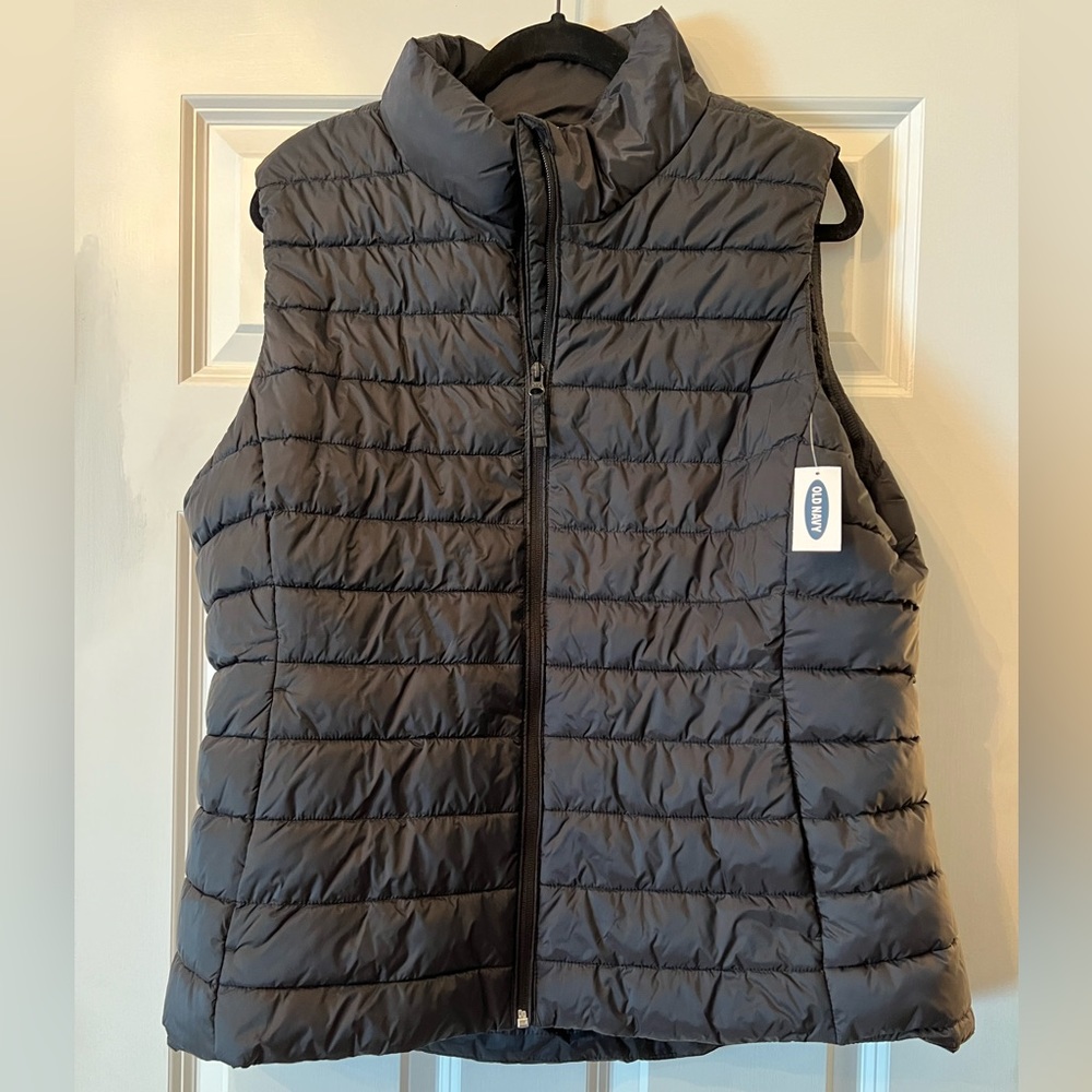 Classic Black Puffer Vest